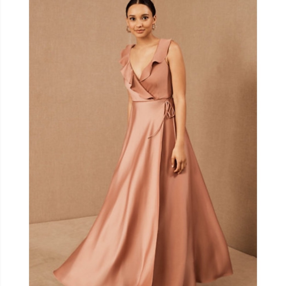 Tansy Satin Charmeuse Maxi Dress